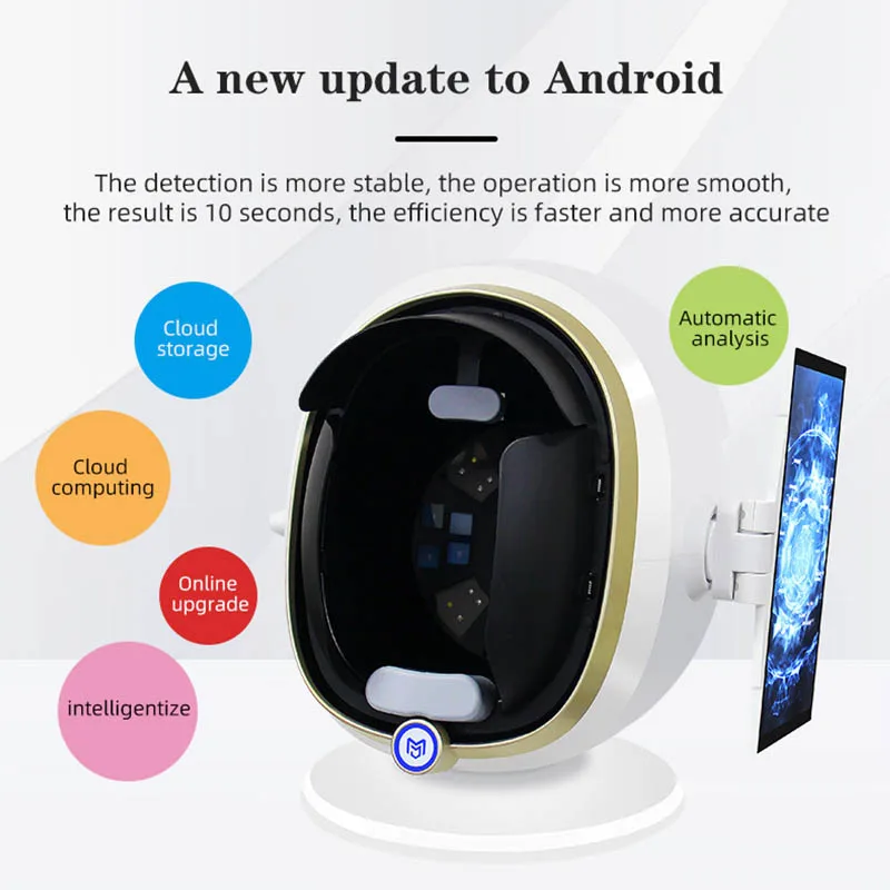 Newest Portable Skin Depth Detection 8 Spectral Imaging AI 3D Simulation Slice Prediction Of Skin Aging Salon Beauty Use