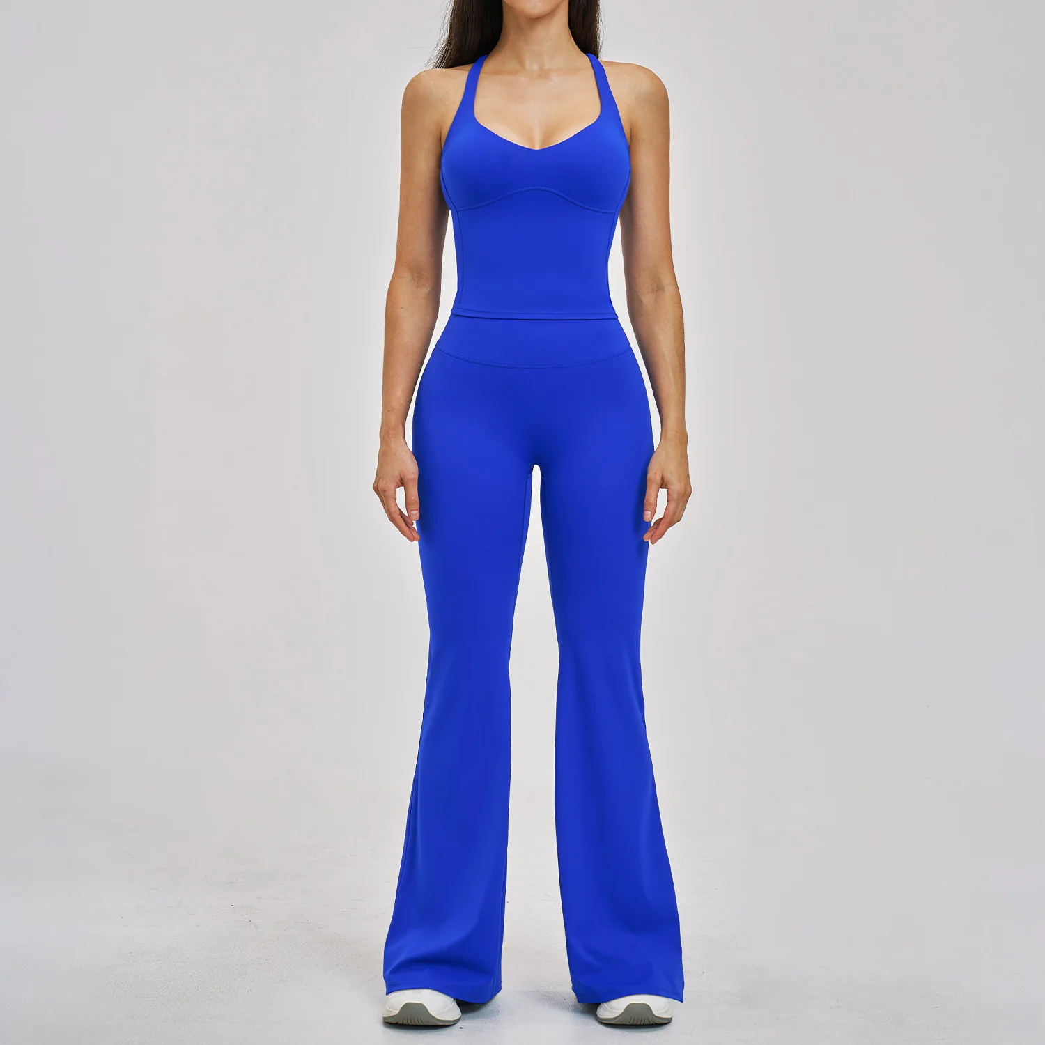 Women's Tracksuit 2PCS Yoga Set Workout Outfits Sportswear Gym Clothing High Waist Leggings Fitness Suit Shorts Sports Suits Bra