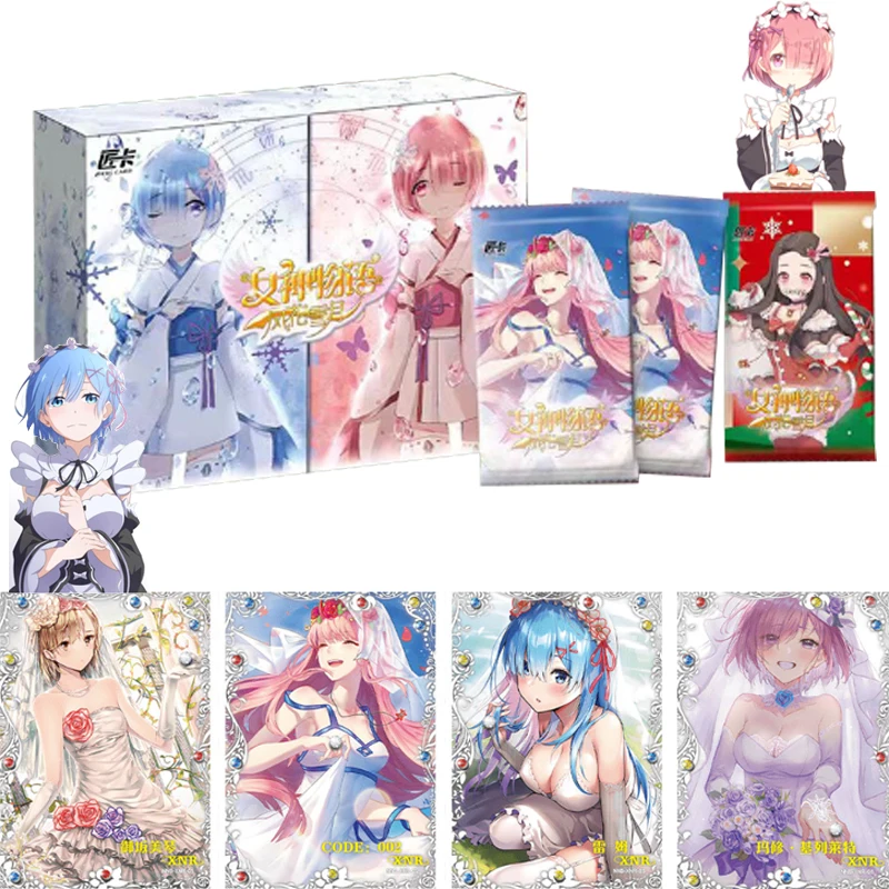 

New Goddess Story Collection Cards Anime Cute Girls Series Peripheral Limited Edition Dream Love Diamond XNR Card Game Toys Gift