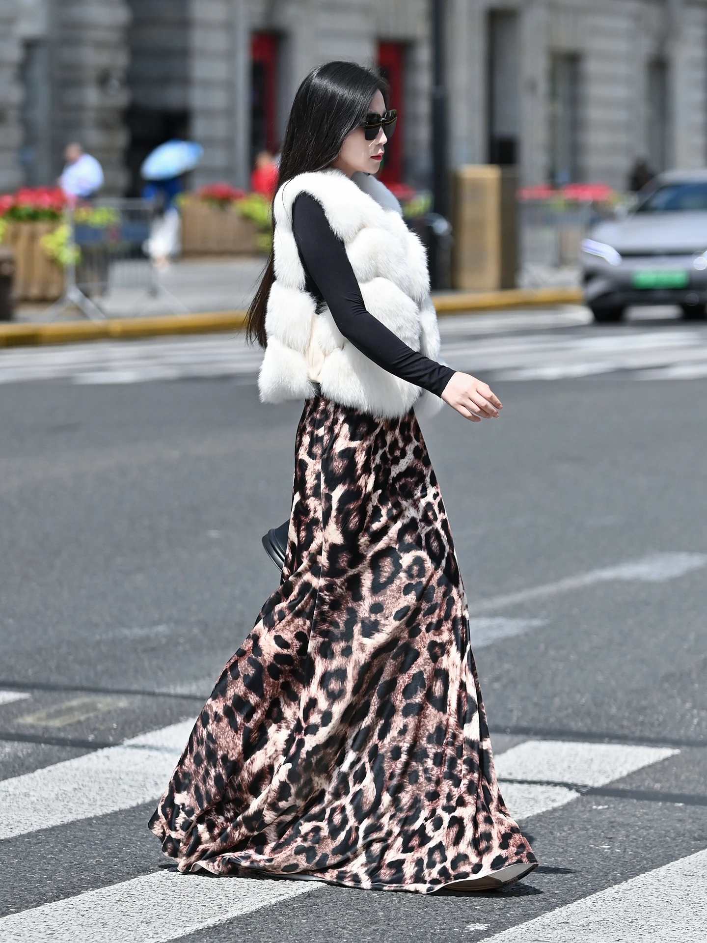 

Velvet Abstract Leopard Print Long plus Size Wrap Bodycon Fi Tail f Skirt Ele Autumn Winter Faion Ladies Skirts