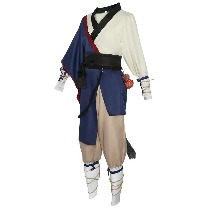 Jogerli Black Myth Wukong Cosplay Costumes Kids Suit for Adults Children Qitian Great Saint Game Role Playing Cloth Jin Gu FD1;6 - view 3