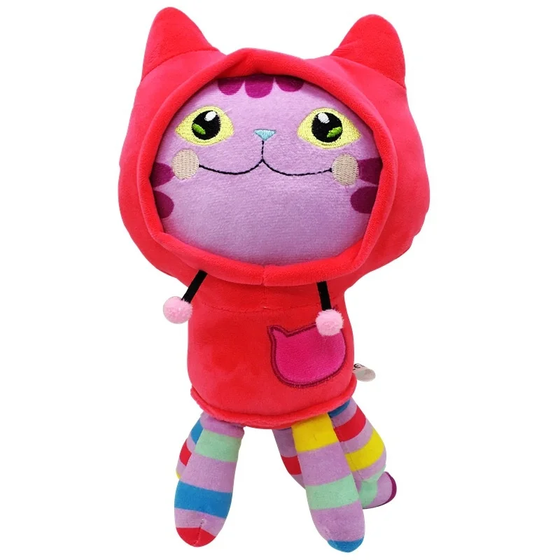 Nieuwe Gabby Poppenhuis Knuffel Mercat Cartoon Knuffels Lachend Kat Auto Kat Knuffel Gaby Meisje Poppen Kinderen Kerstcadeaus