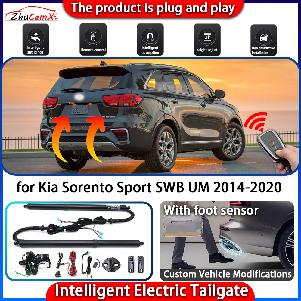 

ZhuCamX Smart Powered Tailgate System for Kia Sorento Sport SWB UM 2014-2020 Automatic Intelligent Trunk Lift Control Kit