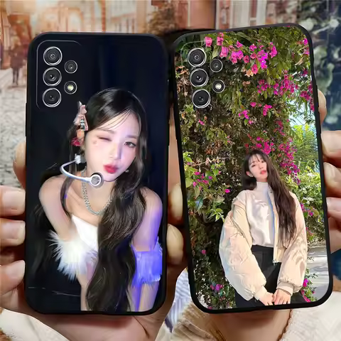 Ive Kpop Wonyoung Rei Phone Case for Samsung Galaxy S24 S23 S22 S20 S21 Ultra Fe Plus M54 A34 A54 A24 A52 A53 Coque