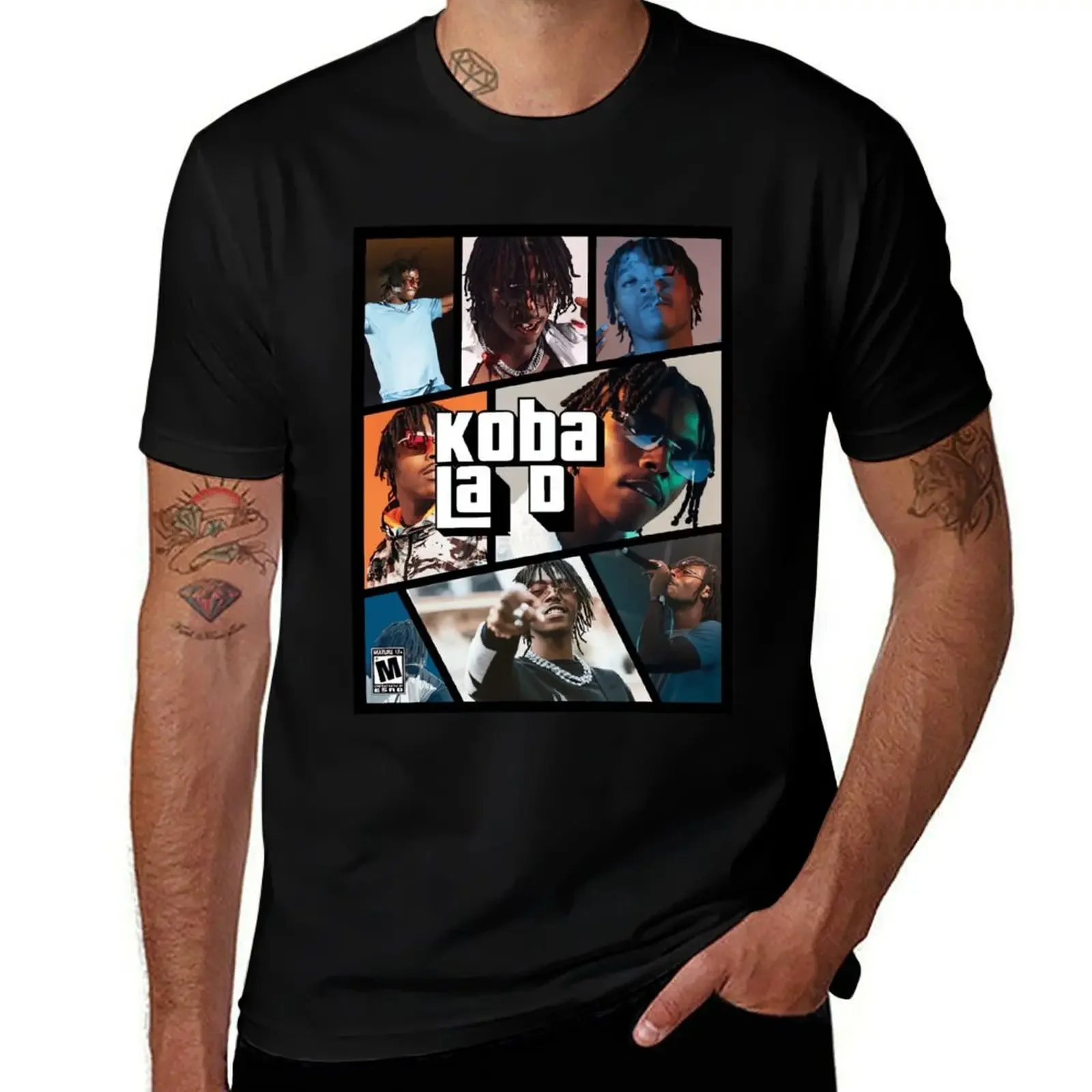 Koba La D GTA V French rap PP T-Shirt anime tshirts personalised men clothings