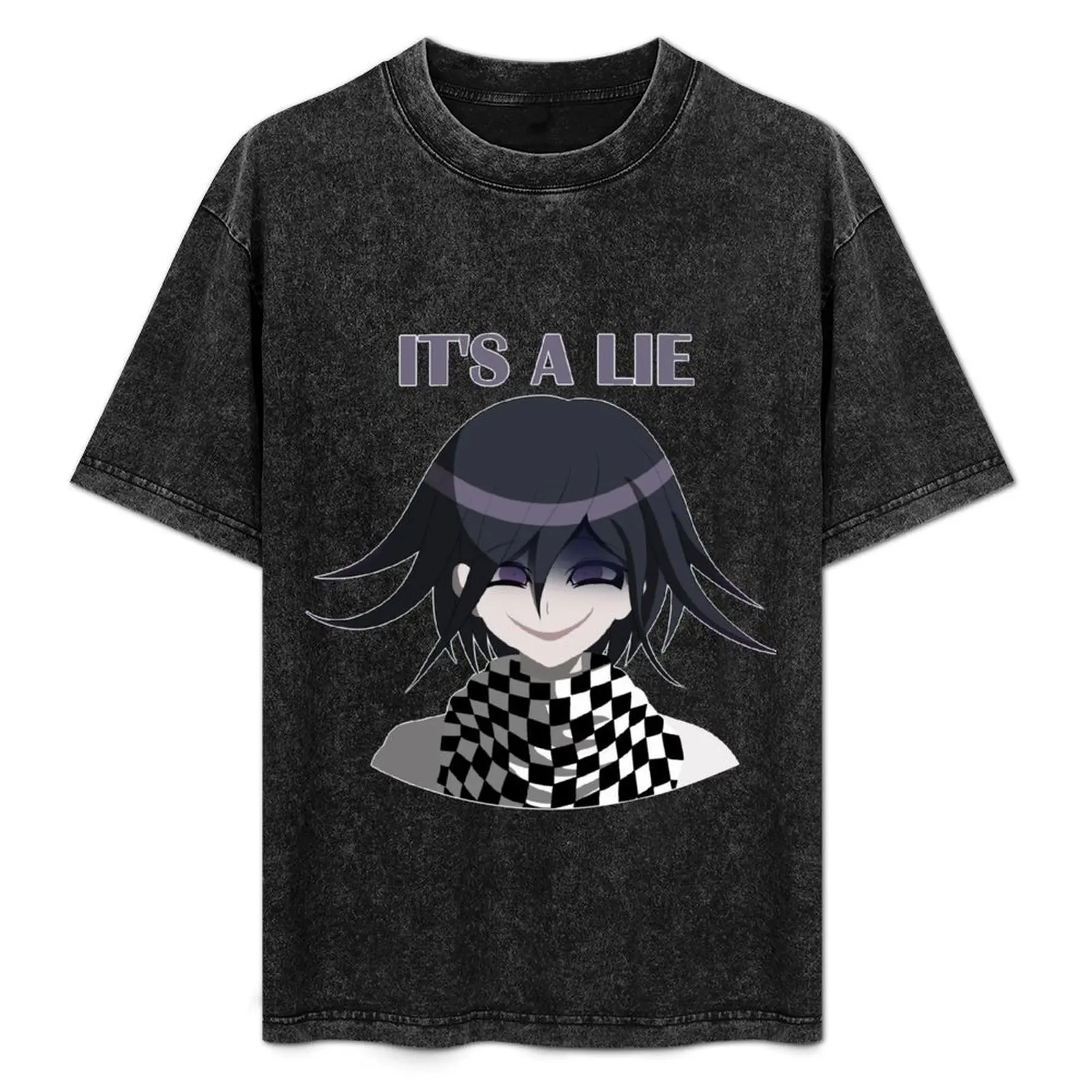 

Футболка Kokichi Oma - It's a Lie - NDRV3, простая футболка большого размера