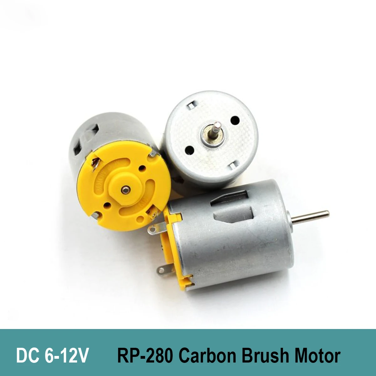 1PC 280 Electric Miro Motor DC 6V 7.4V 12V 12500RPM High Speed Strong Magnetic 280-20120 Motor For Electric Car Model Making