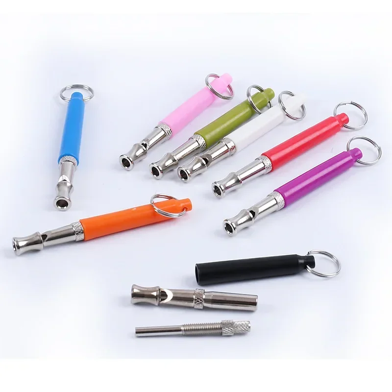 NEW Fashion Adjustable Pet Dogs Whistle Anti Bark Ultrasonic Sound Dogs Training Flute Pets Interactive Supplies