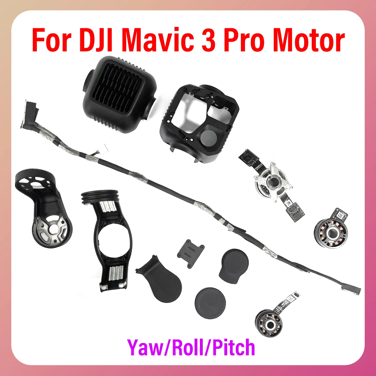 

Suitable For Mavic 3/3 Pro/3T/3 Classic series gimbal camera pitch yaw motor mainboard, with new shock absorber