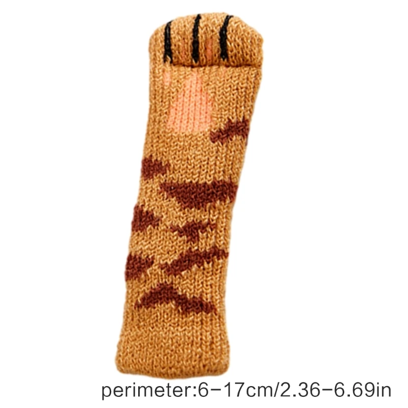 1 Bộ Ghế Chân Tất Dệt Kim Nội Thất Miếng Lót Sàn Đàn Hồi Cao Bảo Vệ 6-17Cm Trang Sức Giọt