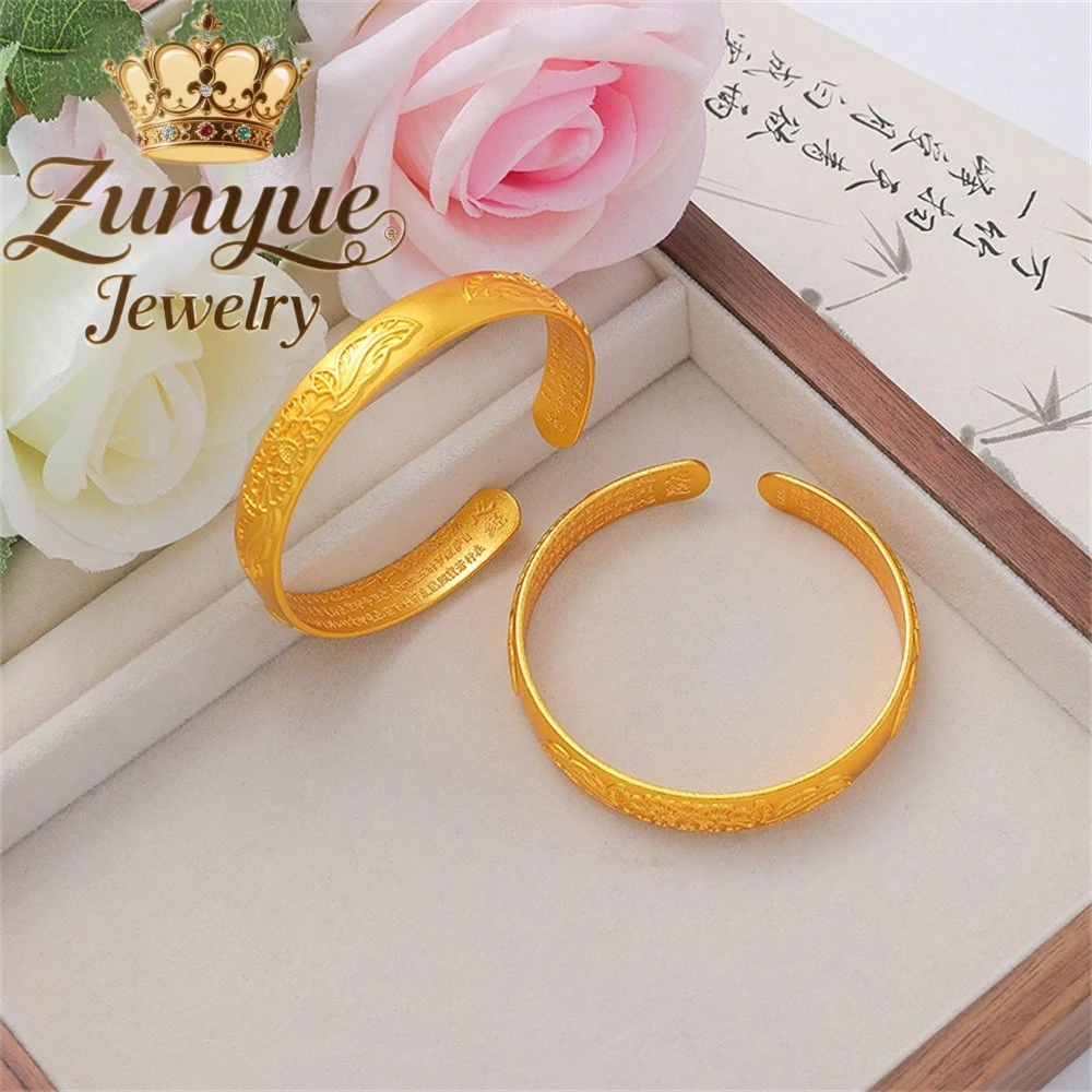 

Sand Gold Blossoms Rich Heart Bracelet Luxury Quality Jewelry Fashion Fine Jewelry Best Selling Exquisite Elegant Charms Popular
