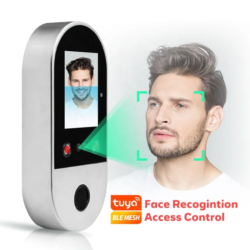 Tediton Face Recognition Access Control System Tuya Wifi Waterproof New Attendance Machine Face ID Access Control Keypad