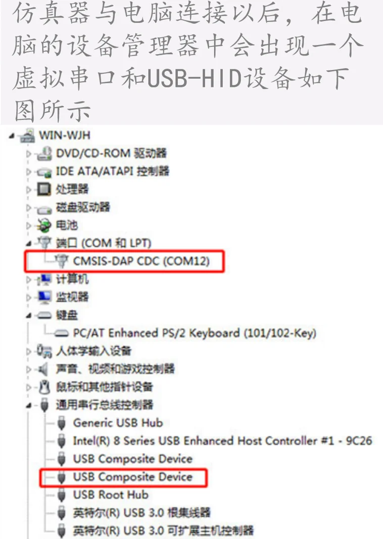 ตัวดาวน์โหลด CMSIS-DAP ความเร็วสูงขนาดเล็ก SWD Interface ของแท้วัสดุไม่มีปัญหาลิขสิทธิ์บอกลาสาย Dupont