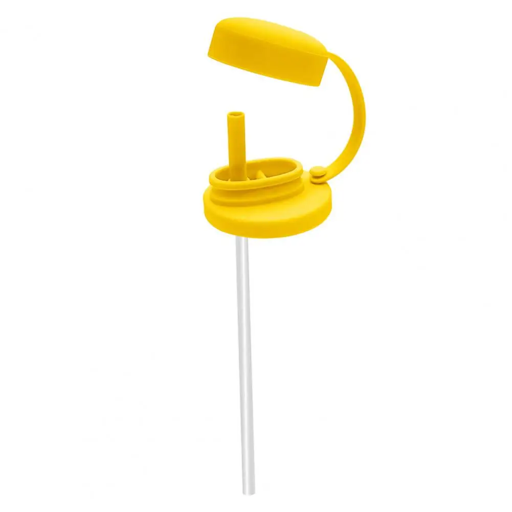 Lid with Anti-spill Feature Silicone Beverage Lid with Anti-spill Design Straw Cover Food Grade Cup Lid for Preventing for Any