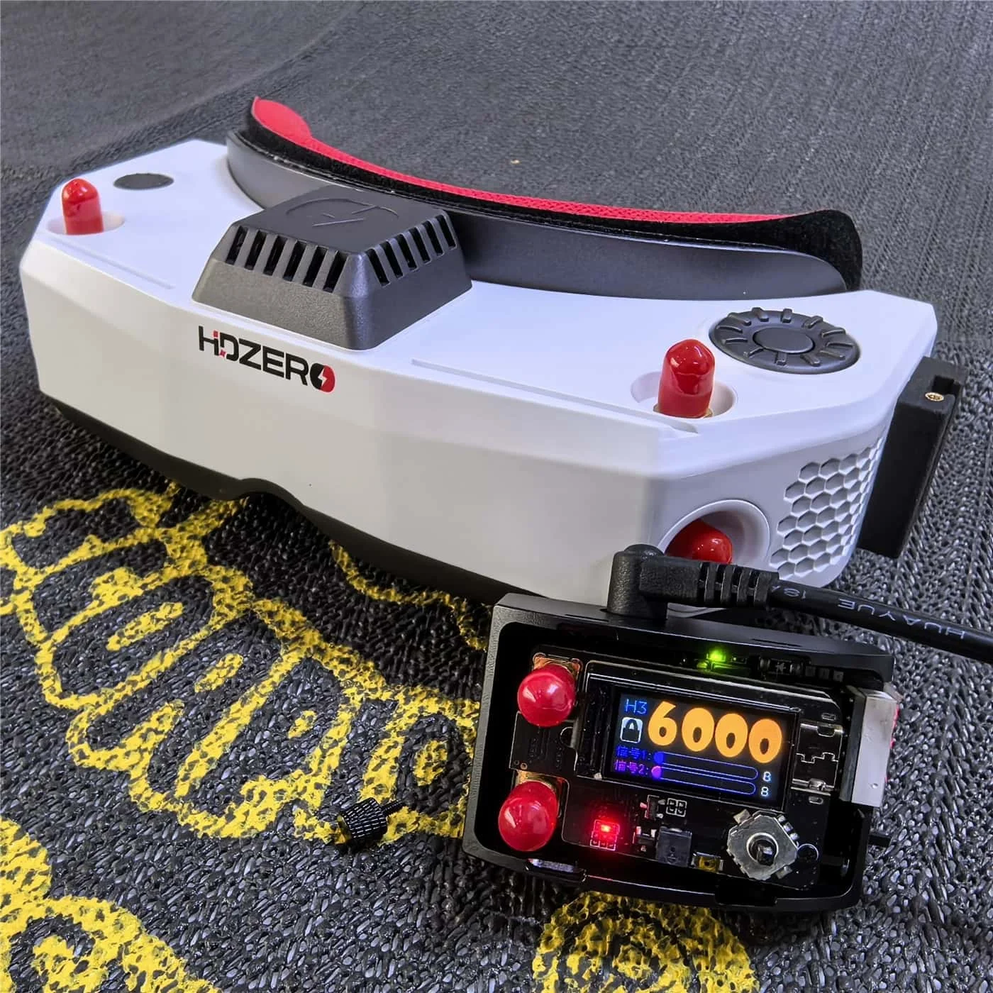 

RX 4.9G 5.8G 6G Video Transmission Dual-reception Adapter SMA Female for DJI FatShark Skyzone HDZERO FPV Glasses