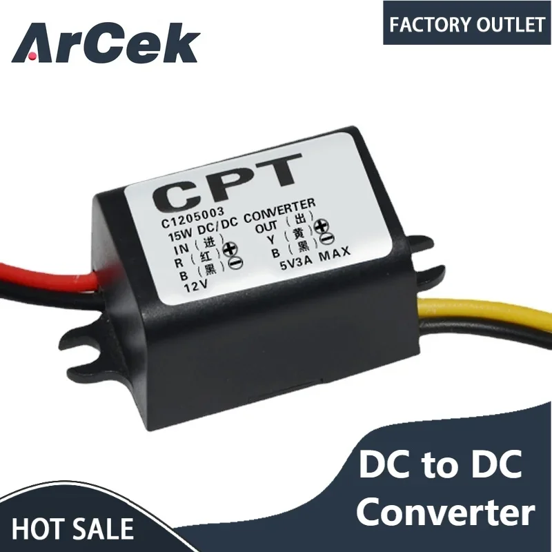 

DC to DC Converter 12V Step Down to 9V 2A 15W Power Supply DC Inverter Commutator Translator Module Waterproof