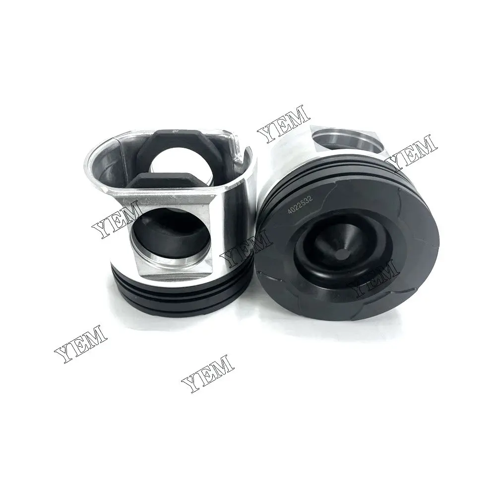 6 PCS M11 Piston With Pin For Cummins engine parts