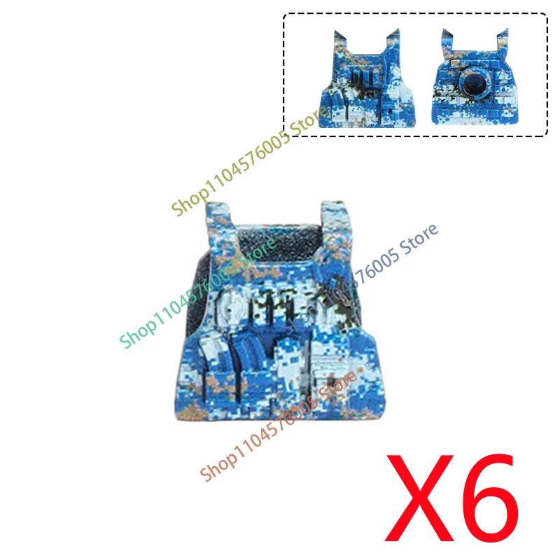 MOC Militär-Soldatenfigur Bausteine 3D UV-Gedruckte Waffen Helm Weste Taktischer Gürtel Rucksack Granaten Zubehör Bausteine T34