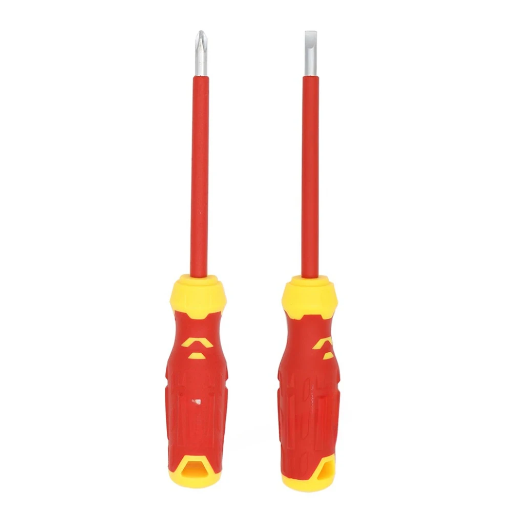 

230mm Insulated Electricians 6.5mm SlottedScrewdriver Phillips Head With Handle For Electrician Maintenance