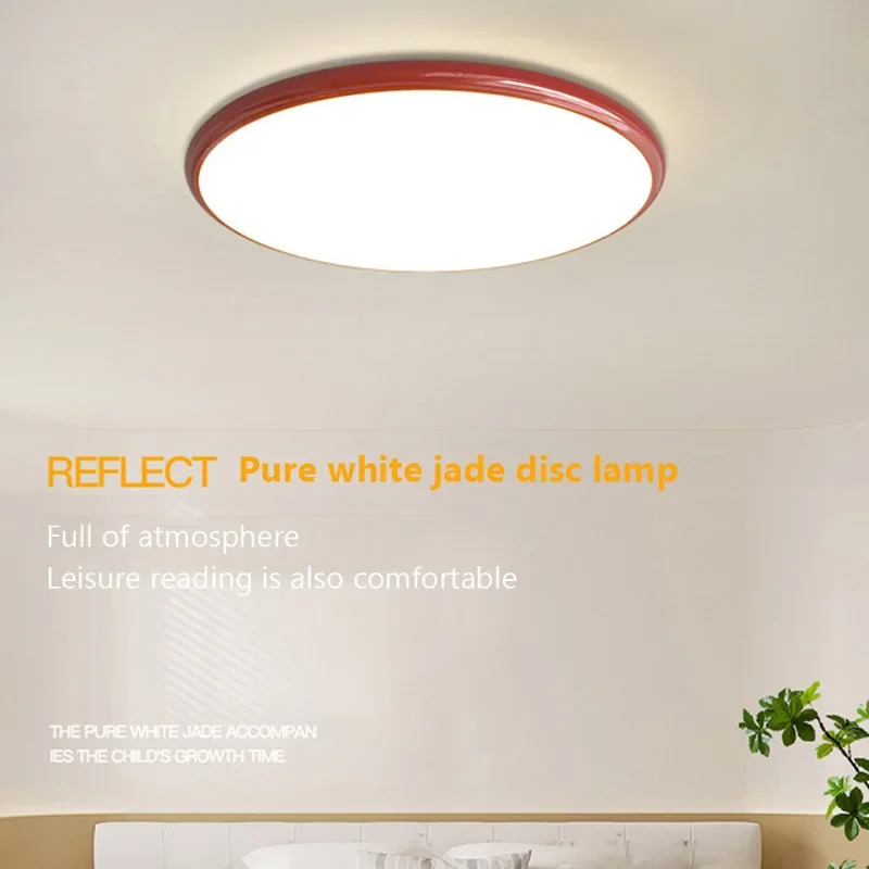 Imagem -03 - Simple Led Cream Wind Ceiling Light Nordic Macaron Fixture Luz para Quarto Sala de Estudo Varanda