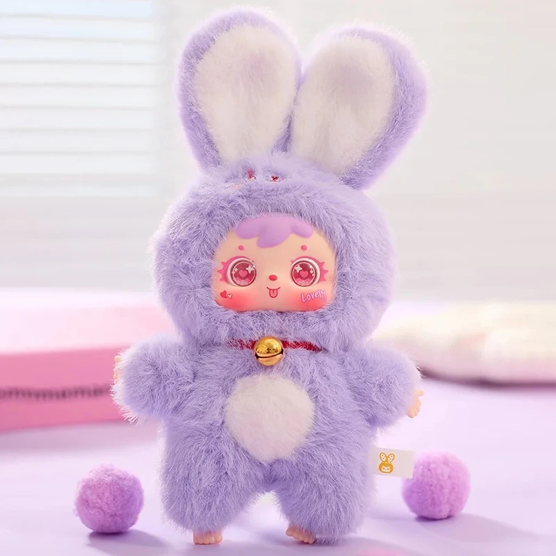 Nuovo Samuel Fortune Coniglio Baby Paradise Peluche alla moda Scatola cieca Bambola giocattolo Simpatico sacchetto morbido Portachiavi con ciondolo Regalo a sorpresa per le ragazze