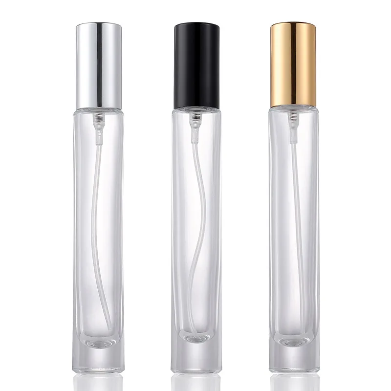 

200pcs 10ml Round Glass Perfume Spray Thin Glass Perfume Bottles Spray Atomizer Empty Sample Vials Refillable Bottle