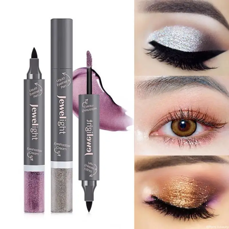 

Music Flower Liquid Lustre Shimmer Eyeshadow Liner Waterproof Lasting Radiant Diamond Pearl Glitter Eye shadow Cosmetic TSLM2