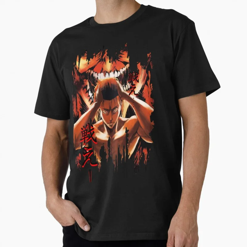 Tatakae! Levi Attack On Titan Gift t shirt for Anime lover Manga Graphic Tee Y2K clothes Large size Tops cartoon print shirts
