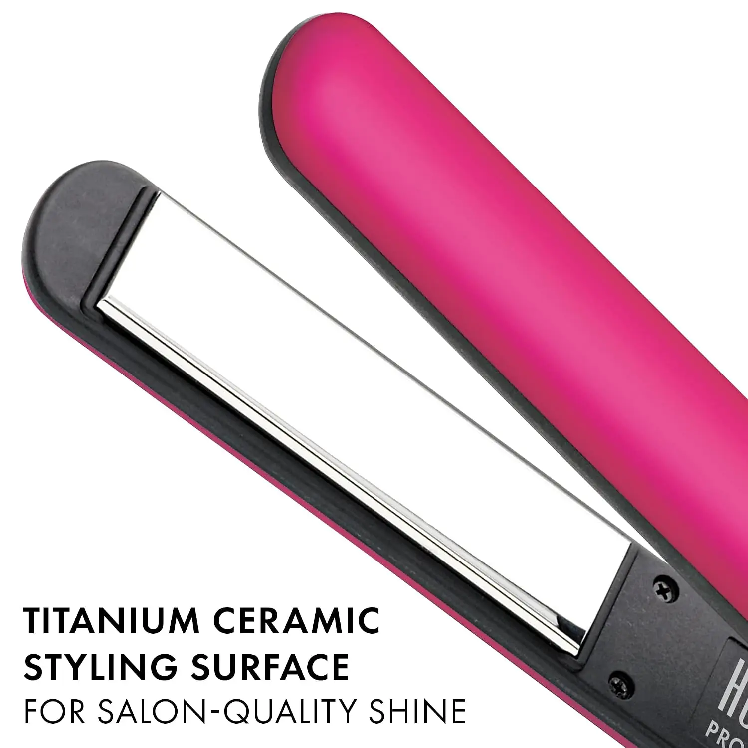 1-Inch Titanium Digital Flat Iron, Professional Hair Straightening Tool
