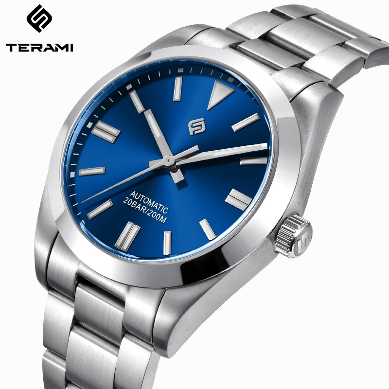 TERAMI 2024 new top brand 316 stainless steel mechanical men\'s watch luxury NH35 waterproof diving men\'s watch gift reloj hombre