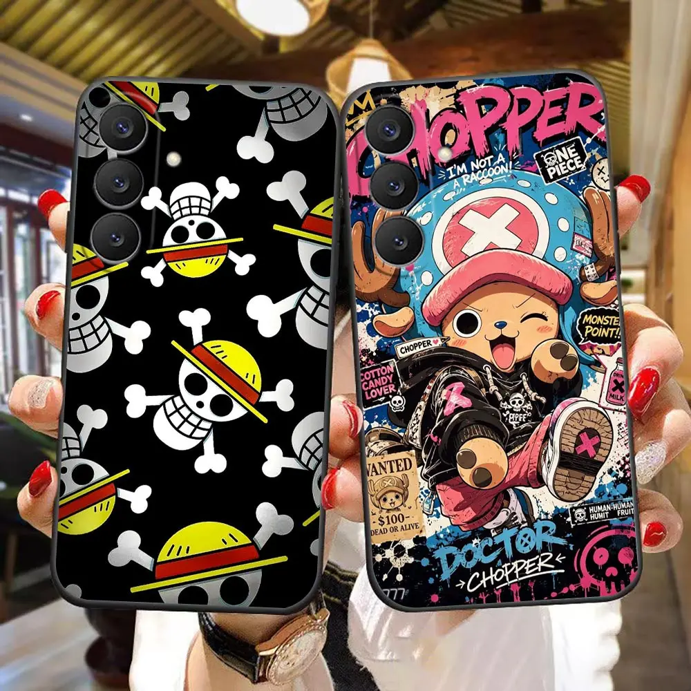 Luffys Zorro Chopper Ace Cover Phone Case For Samsung Galaxy S26 S25 S24 S23 S22 S21 S20 FE Ultra Plus Unique Bumper TPU Case