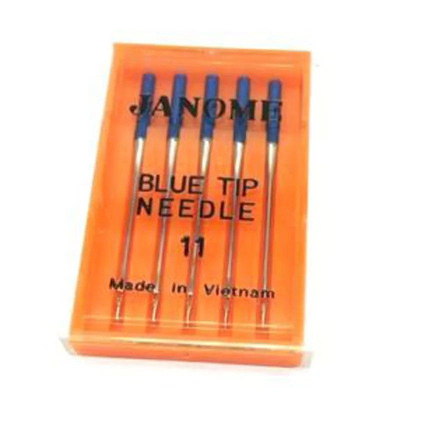 Janome Sewing Machine Blue Tip Needle Size 11 Purple Tip Needles 14 Red Tip 14