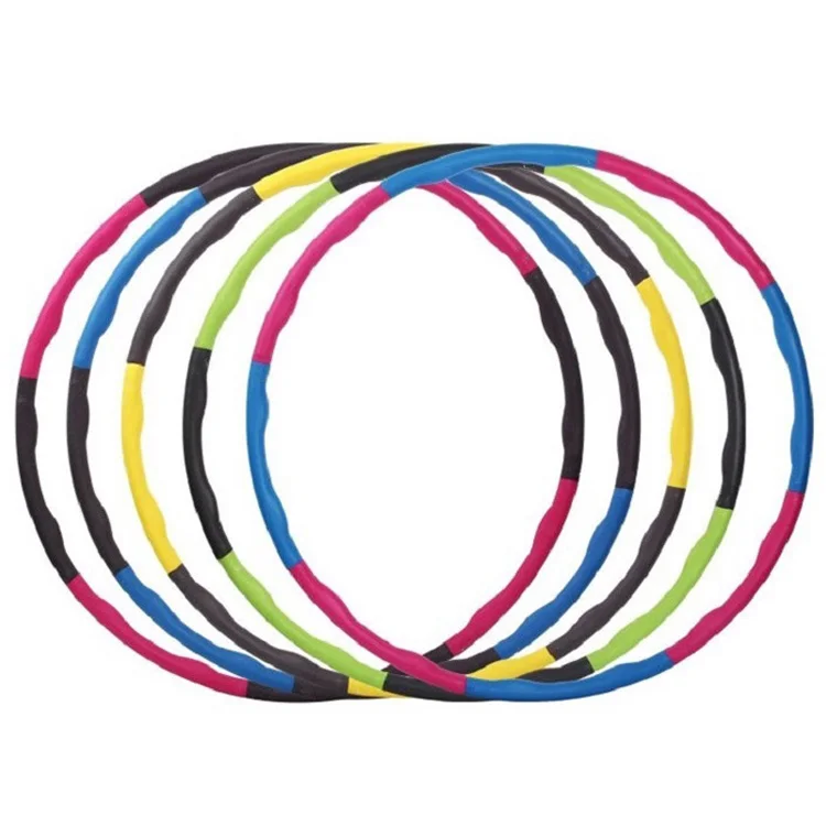 Factory Directly Eco-friendly Fitnsss Exercise Plastic Detachable Sports Hula Ring Hoola Hoop for Adults