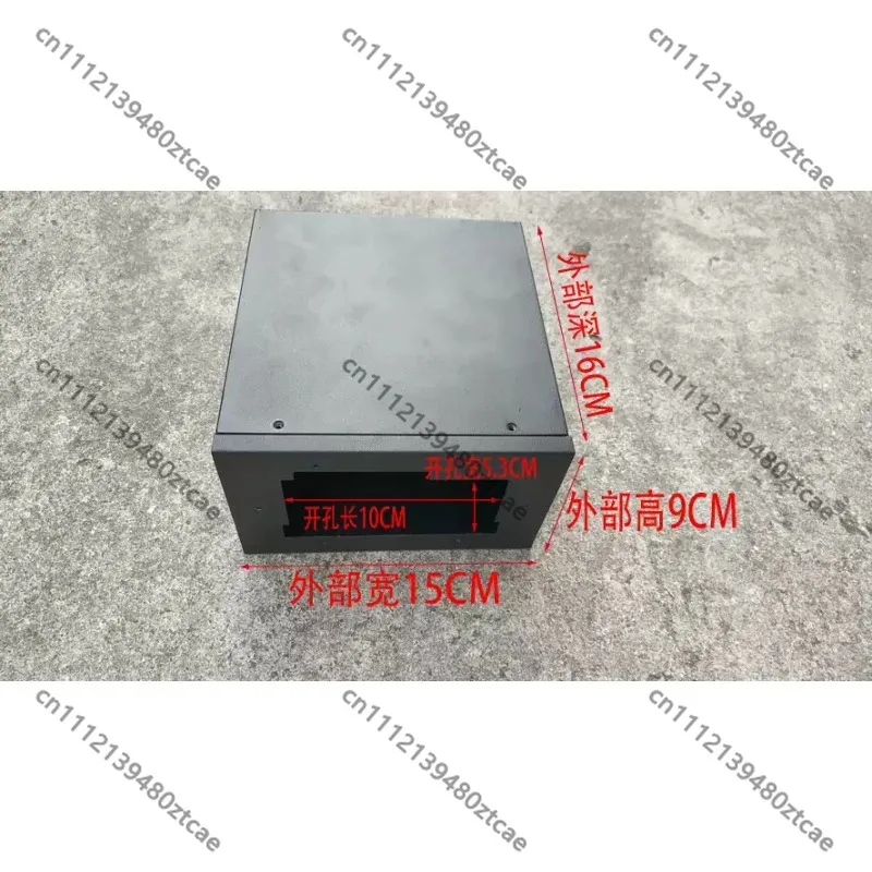 8 Inch Subwoofer Metal Empty Housing Audio Amplifier Chassis DIY Instrument Case Sound Board Modification Accessory