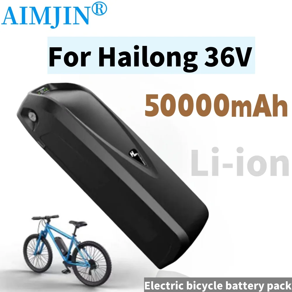 

36V 50Ah For Hailong Battery for 250W~1500W Motorcycle/bicycle Waterproof LithiumBattery + Charger