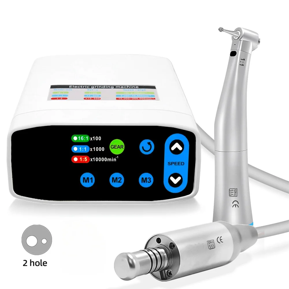 Odonto sem Galantia Dental brushless LED micro motor can work With 1:5 1:1 16:1 Contra Angle Dentist Low Speed Handpiece