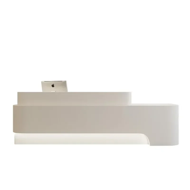 Podium Office Reception Desk Modern Barbershop Store Reception Desk Cabinet Accessories Conference Recepcion Hotel Furniture