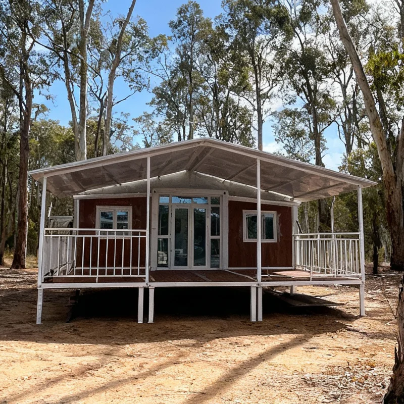 Wholesale Foldable House 8 Bedroom Foldable Container House with Tringle Roof Homes for 2 Br Prefab Houses