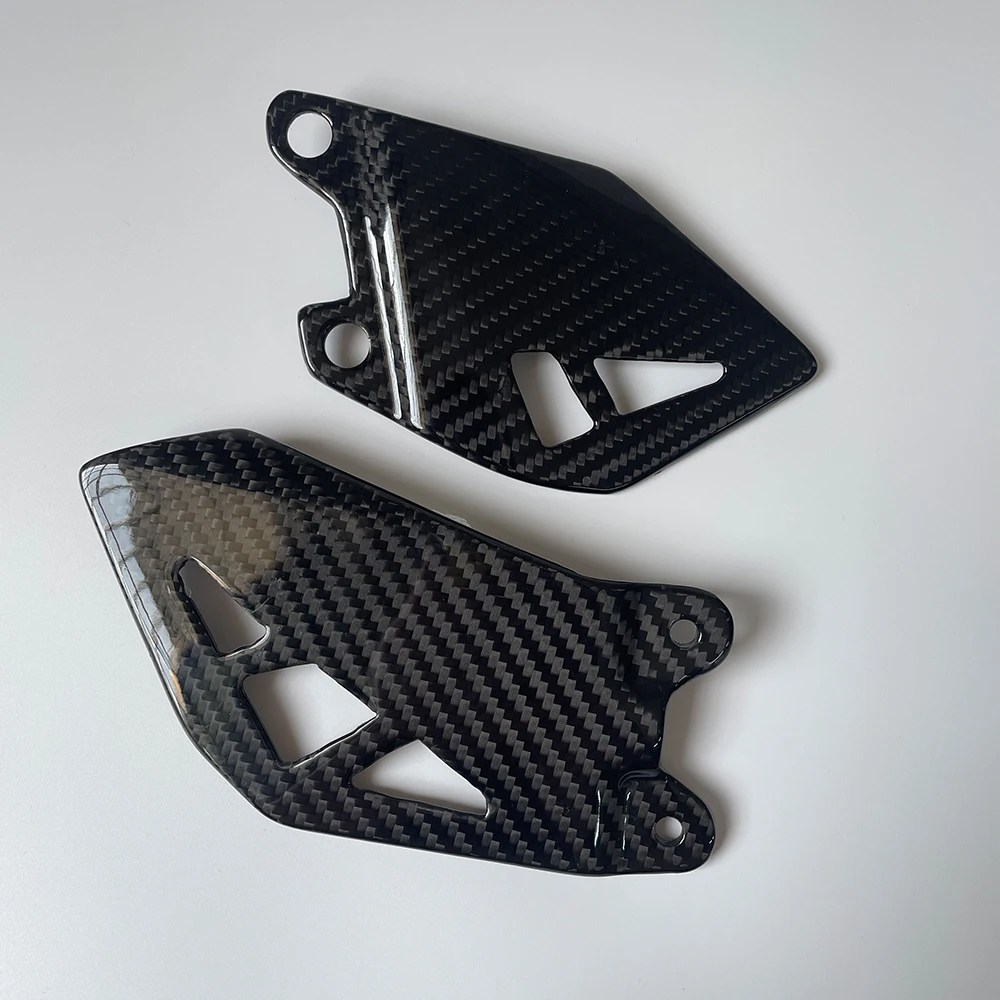ZX10R Protezioni Tacco In Fibra di Carbonio Rearset Per KAWASAKI ZX-10R 2011-2024 ZX 10R 2023 Accessori Moto Poggiapiedi Posteriore Piastra Ala