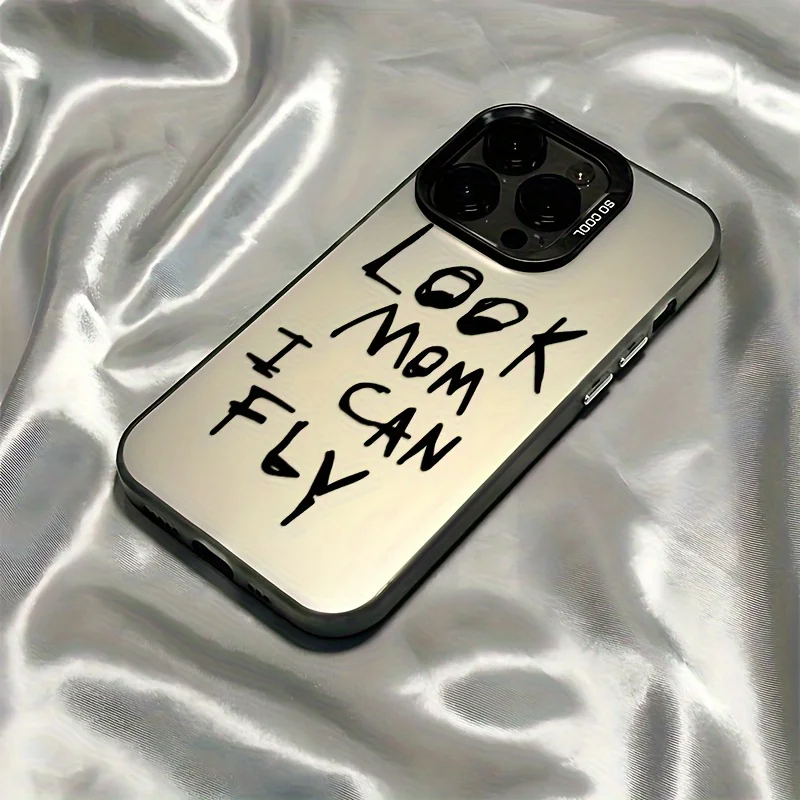 

Courage unrestrained expression phone case for iPhone 16 15 14 13 12 11 Pro/ Max/Plus shock-proof rear cover anti-fingerprint