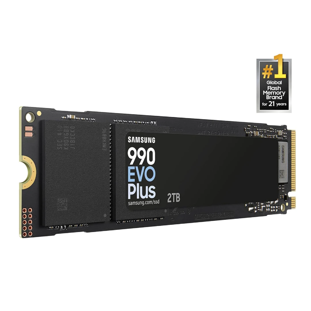 Samsung 990 EVO Plus SSD 1TB, PCIe Gen 4x4, Gen 5x2 M.2 2280, Speeds Up-to 7,150 MB/s, Upgrade Storage