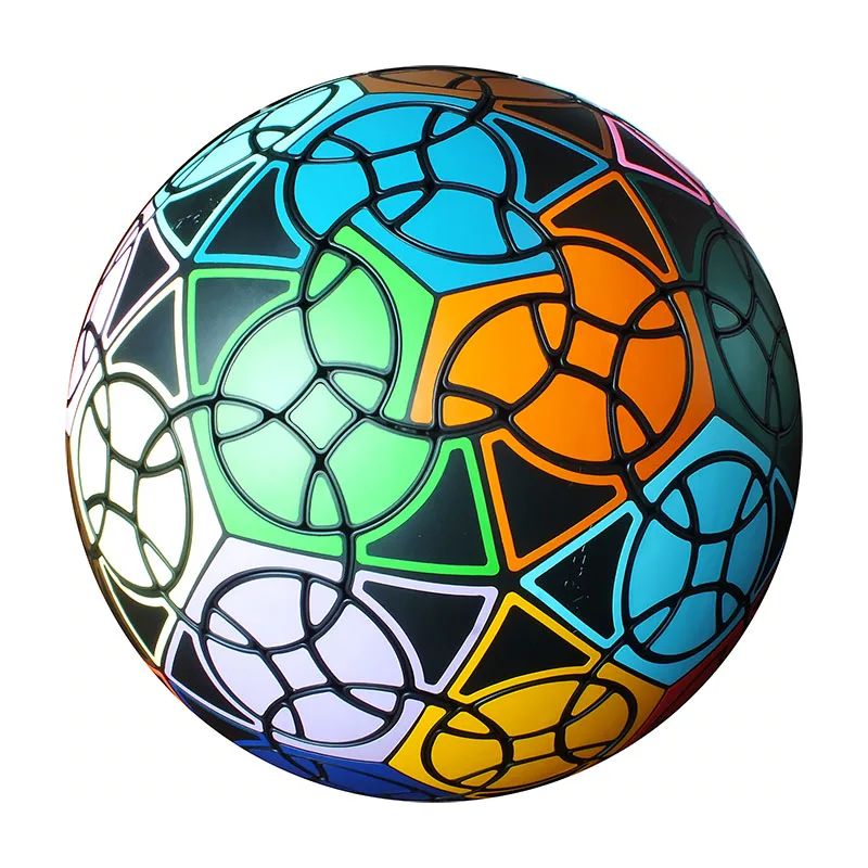 VeryPuzzle Big Manta Ray F2 Cube Black Sticker Alien Sphere Five Demons Children's Brain-teasing and Educational Toy