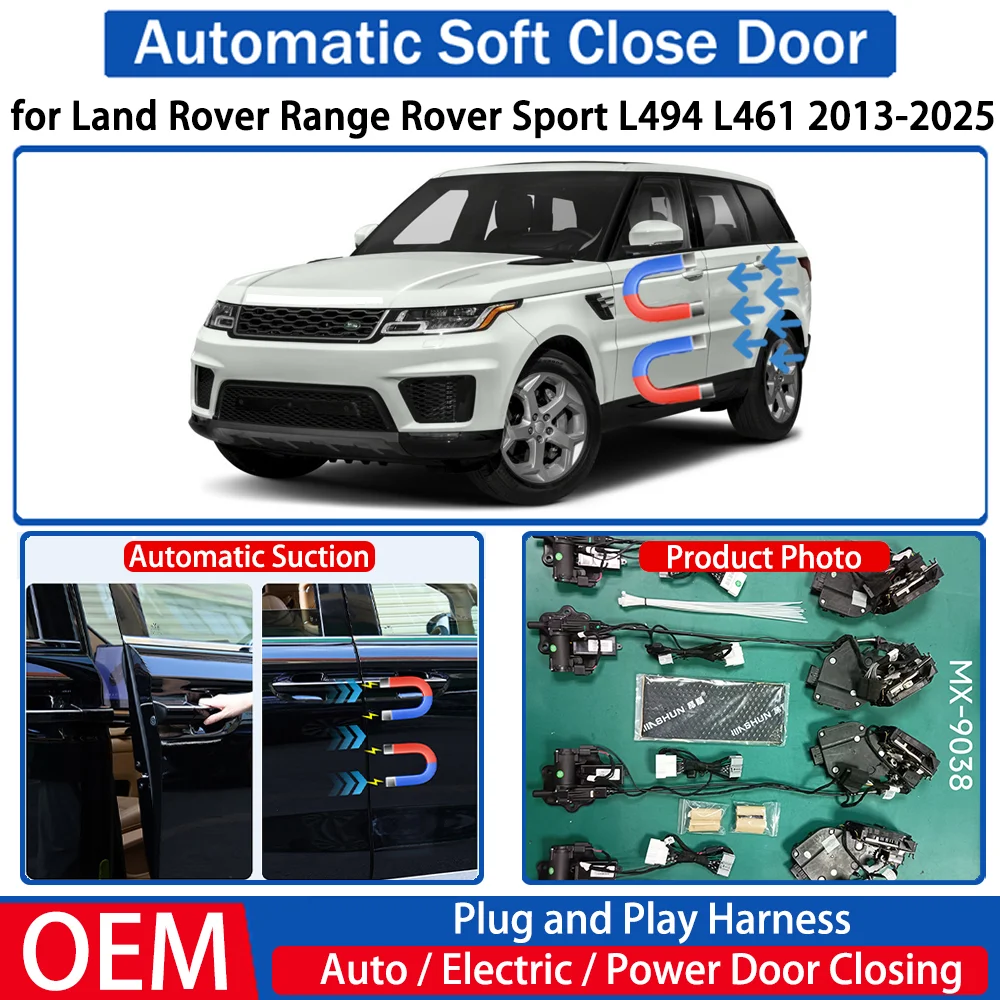 for Land Rover Range Rover Sport L494 L461 2013-2025 Car OEM Automatic Soft Close Door Electric Suction Kit Auto Power Closing