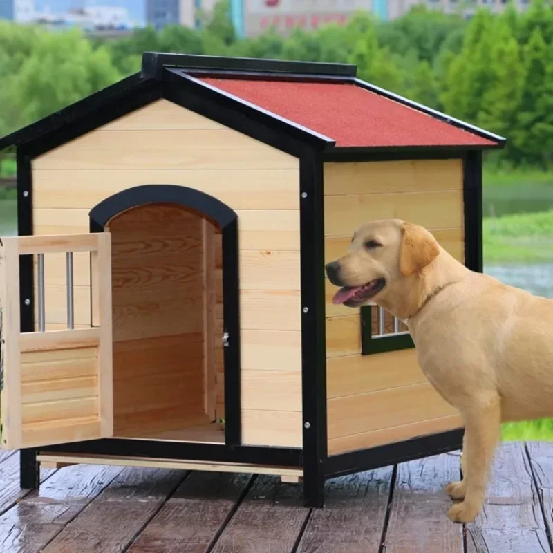 Custom Wooden Pet Dog House Indoor Anticorrosive Wood Cat House