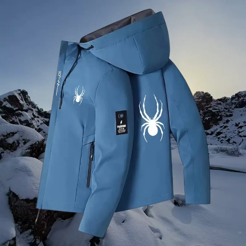 Outdoor Adventure Brands - Chaqueta con capucha y cremallera, con
