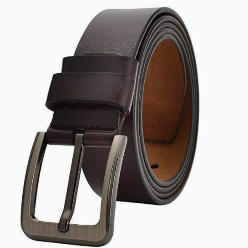 High-Quality Leather Men's Belt Casual Jeans Buckle Business Denim Fashion Designer New