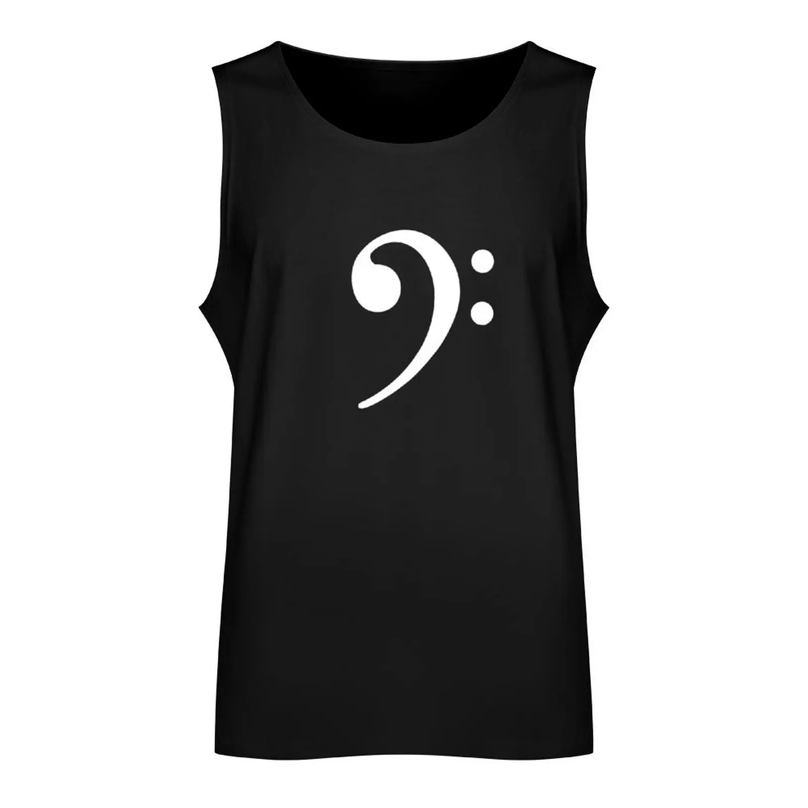 Bass Clef Tank Top Men's gym t-shirts T-shirt for fitness