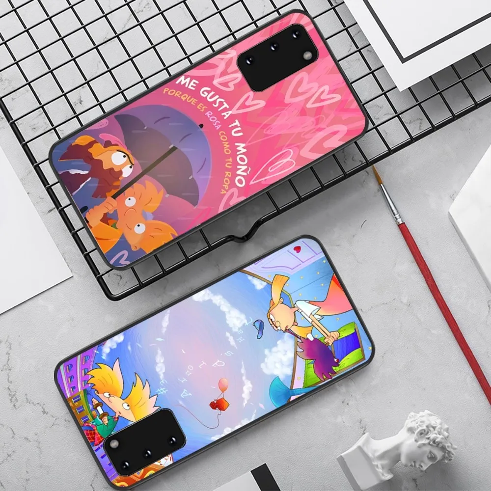 H-Hey A-Arnold H-Helga Cute Cartoon Phone Case For Samsung S 9 10 20 21 22 23 30 23 24 Plus Lite Ultra FE S10lite Fundas