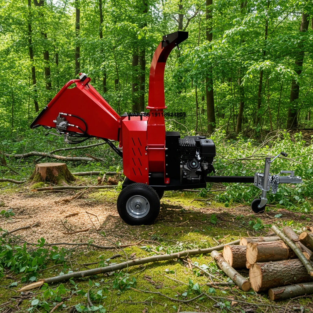 

Измельчитель древесины для лесного хозяйства, малогабаритный, с самоподачей, для веток, с приводом от ВОМ трактора