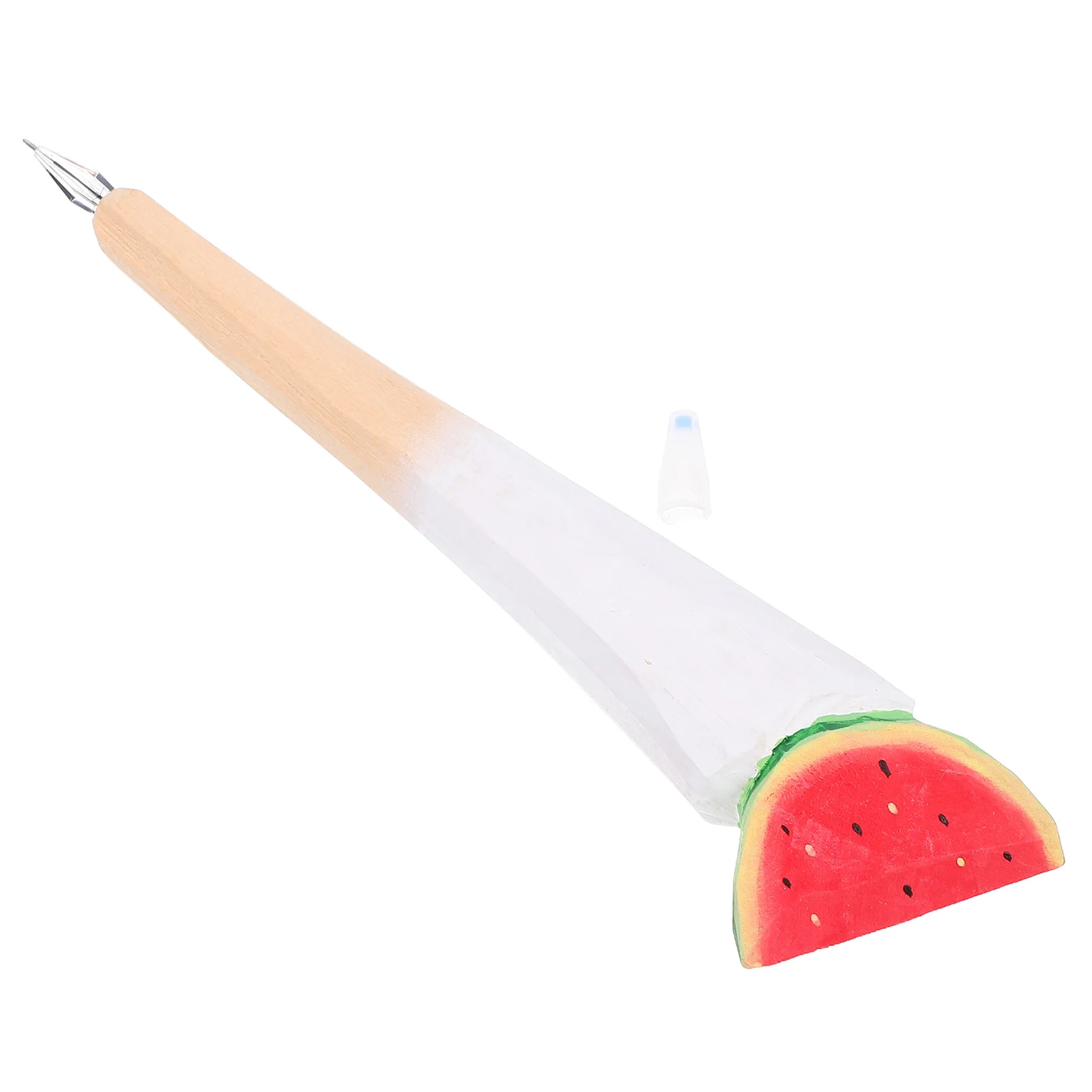 

Charming Watermelon Pens Exquisite Wood Carving Smooth Gel Ink for Writing Doodling Kids Adult Home Office School Supplies